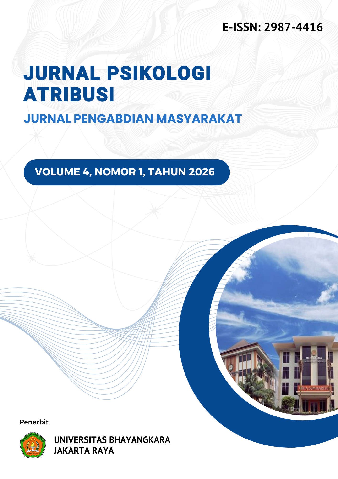 					View Vol. 4 No. 1 (2026): Pemberdayaan Psikologi di Berbagai Lini Kehidupan (Maret- Agustus 2026)
				