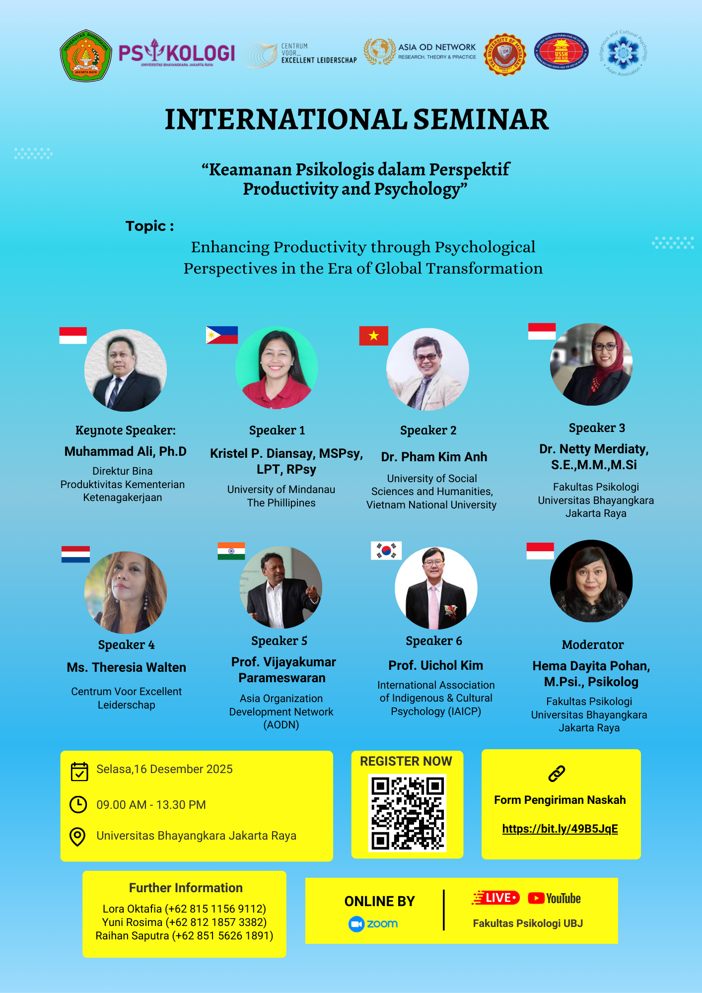 					View Vol. 3 No. 1 (2025): (Desember 2025) Enhancing Productivity Through Psychological Perspectives in the Era of Global Transformation
				